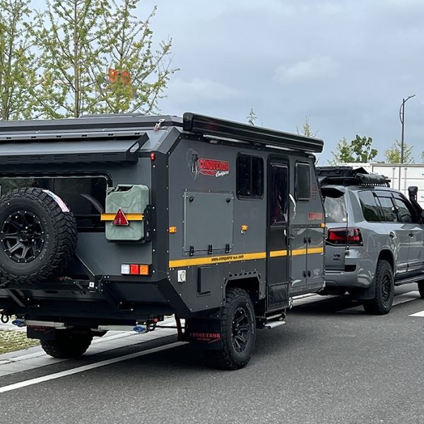 CONQUER Off-Road Trailer 590 Interior and Exterior Features